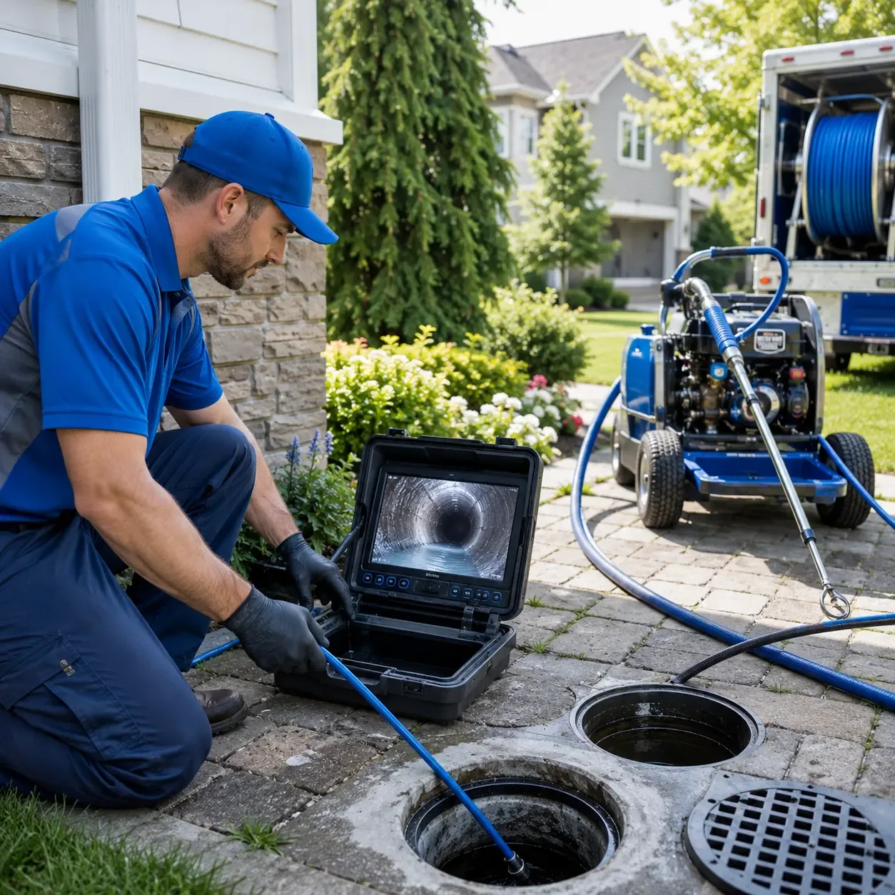 Outdoor drain cleaning professionals serving Sweet Home, TX